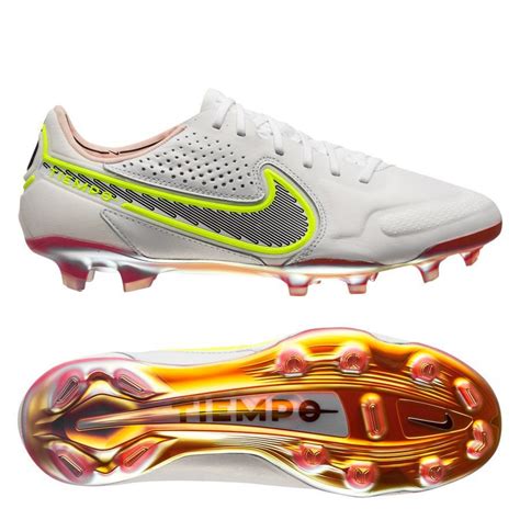 nike tiempo white and pink